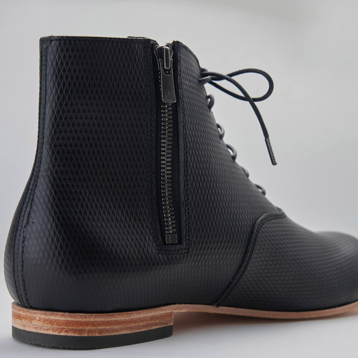 ブーツ デコ オックスフォード ブラック 商品写真