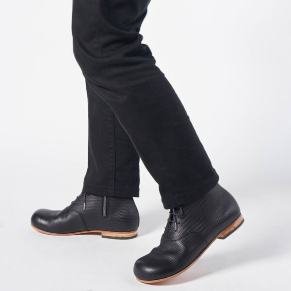 ブーツ デコ オックスフォード ブラック モデル着用