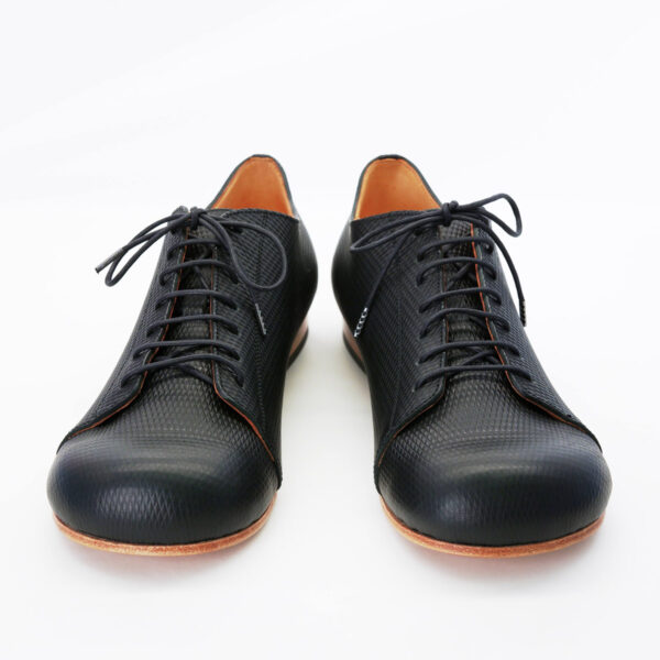 クラシックスニーカー デコ レザーソール ブラック 商品写真
