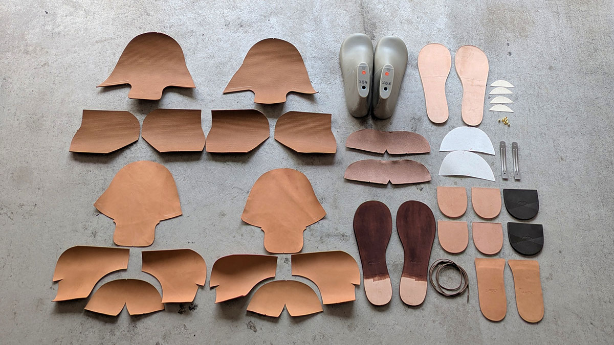 チャッカブーツ ブラウン パーツ一式