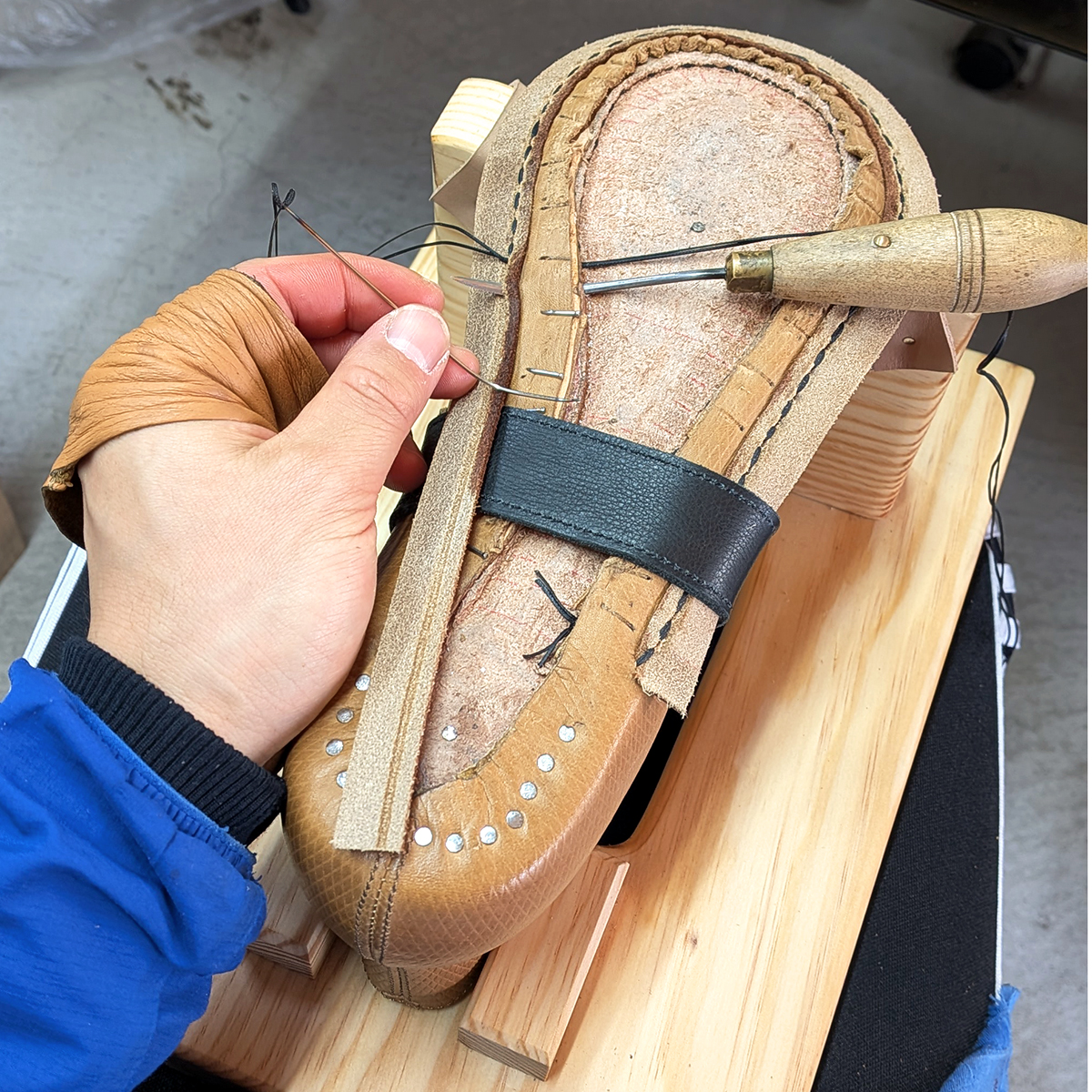 VIBRAM ハーフラバー オプション。滑り止めと耐久性の向上。