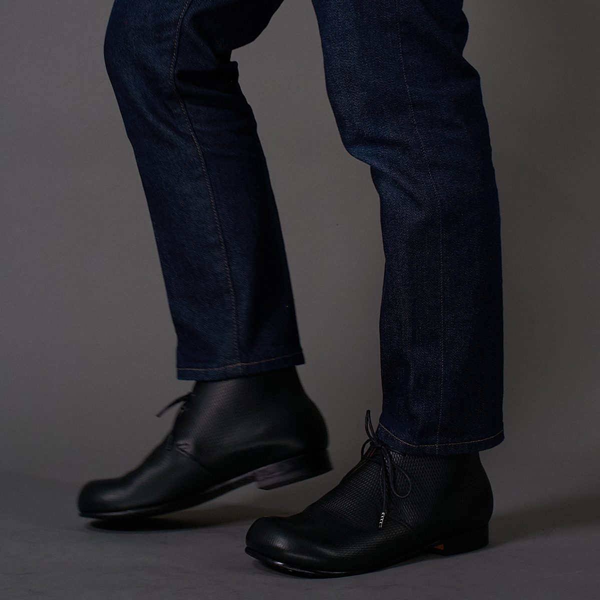 VIBRAM ハーフラバー オプション。滑り止めと耐久性の向上。